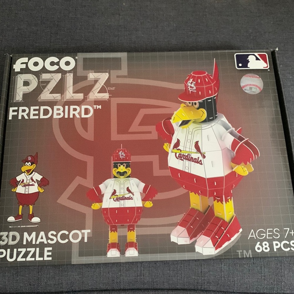 St Louis Cardinals Fredbird 3D Mascot Puzzle Last One!!